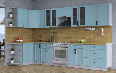 Готовая кухня Интерлиния Тренд 1.5x3.5 левая