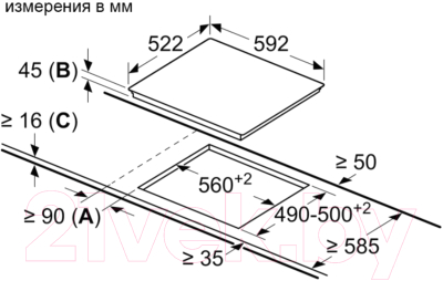 Электрическая варочная панель Bosch PKF631FP3E