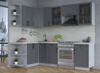 Готовая кухня Интерлиния Тренд 1.5x2.5 левая