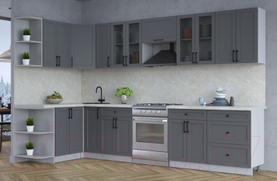 Готовая кухня Интерлиния Тренд 1.5x3.3 левая