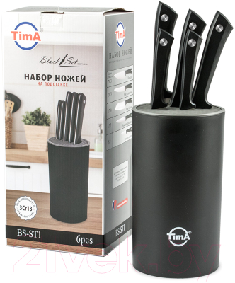 Набор ножей TimA BlackSet BS-ST1