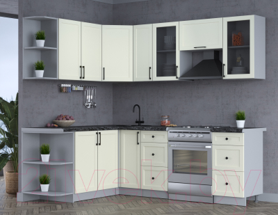 Готовая кухня Интерлиния Тренд 1.7x2.3 левая