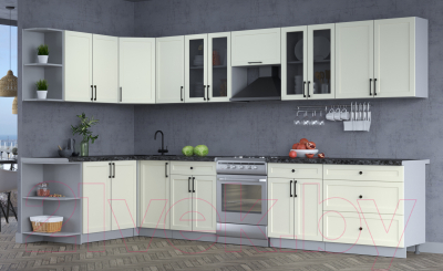 Готовая кухня Интерлиния Тренд 1.7x3.6 левая