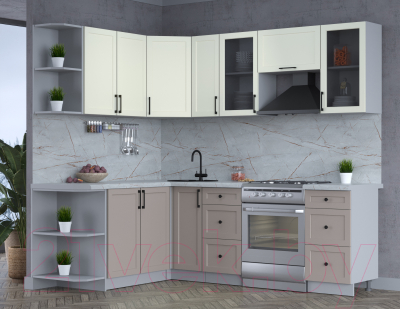 Готовая кухня Интерлиния Тренд 1.7x2.3 левая