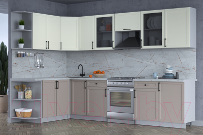 Готовая кухня Интерлиния Тренд 1.7x3.1 левая