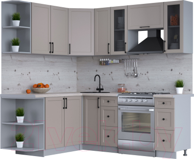 Готовая кухня Интерлиния Тренд 1.7x2.1 левая - фото