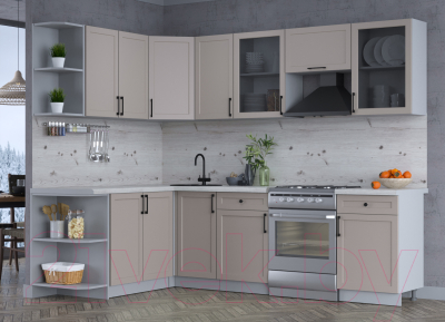 Готовая кухня Интерлиния Тренд 1.7x2.6 левая