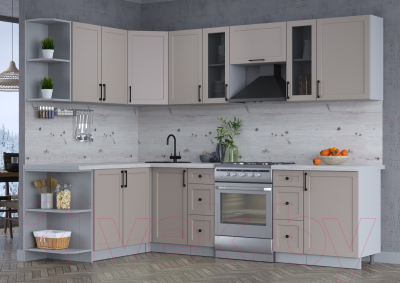 Готовая кухня Интерлиния Тренд 1.7x2.7 левая