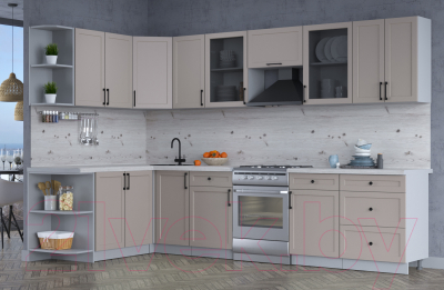 Готовая кухня Интерлиния Тренд 1.7x3.2 левая