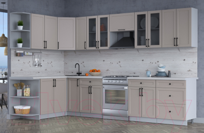 Готовая кухня Интерлиния Тренд 1.7x3.3 левая