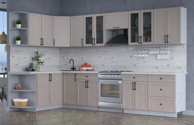 Готовая кухня Интерлиния Тренд 1.7x3.4 левая