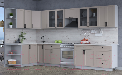 Готовая кухня Интерлиния Тренд 1.7x3.7 левая