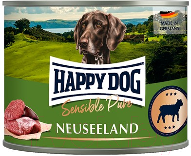 Влажный корм для собак Happy Dog Sensible Pure Neuseeland Ягненок / 61076 - фото