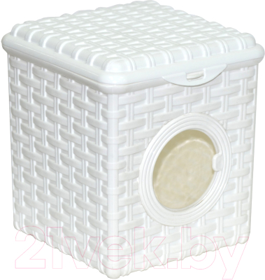 Контейнер для хранения Violet Ротанг с иллюминатором / V420306 - фото