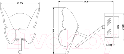 Бра Arte Lamp Darcy A2187AP-1GO