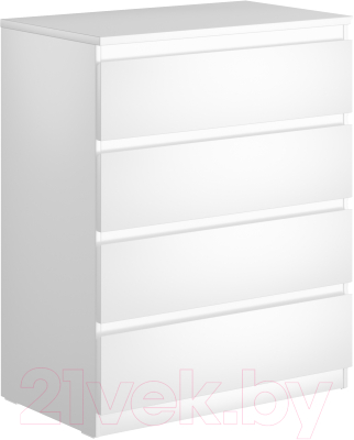 Комод Mio Tesoro Мальта 4 ящика 80x99 2.05.02.070.1 (белый) - фото