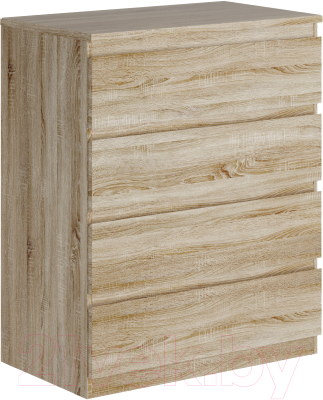 Комод Mio Tesoro Мальта 4 ящика 80x99 2.05.02.070.3 (дуб сонома) - фото