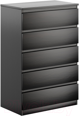 Комод Mio Tesoro Мальта 5 ящика 80x121 2.05.02.090.5 (дуб венге) - фото