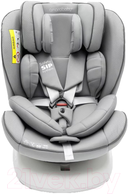 Автокресло Amarobaby Champion Isofix / AMARO-2008CH-Se (серый) - фото