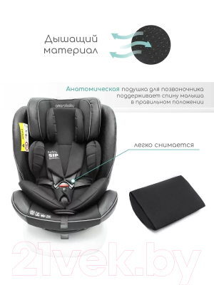 Автокресло Amarobaby Champion Isofix / AMARO-2008CH-Ch (черный)