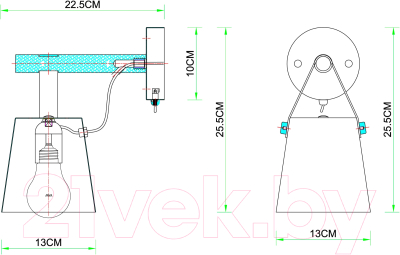 Бра Arte Lamp Thomas A7032AP-1WH