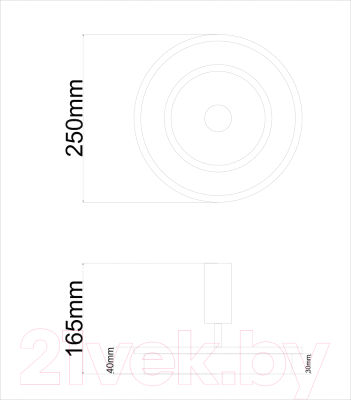 Спот Arte Lamp Tommy A2607AP-20BK