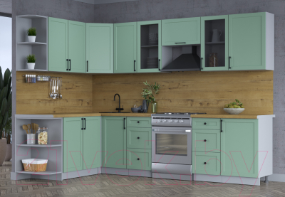 Готовая кухня Интерлиния Тренд 1.7x2.9 левая