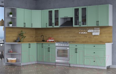 Готовая кухня Интерлиния Тренд 1.7x3.5 левая