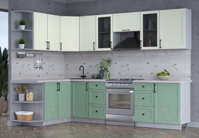 Готовая кухня Интерлиния Тренд 1.7x2.9 левая