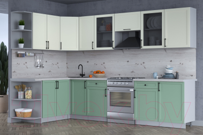 Готовая кухня Интерлиния Тренд 1.7x3.1 левая