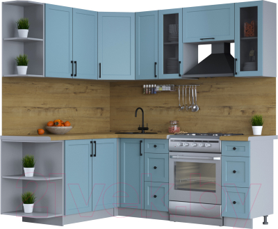 Готовая кухня Интерлиния Тренд 1.7x2.1 левая - фото