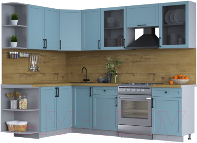 Готовая кухня Интерлиния Тренд 1.7x2.6 левая - фото