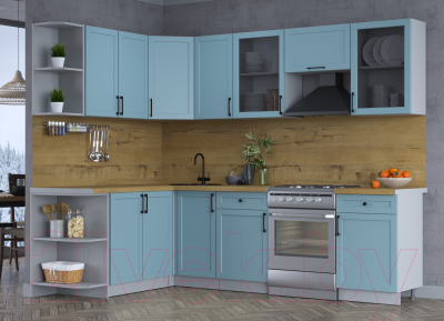 Готовая кухня Интерлиния Тренд 1.7x2.6 левая