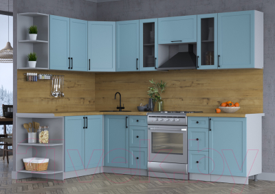 Готовая кухня Интерлиния Тренд 1.7x2.7 левая