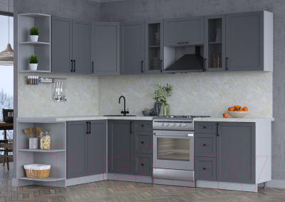 Готовая кухня Интерлиния Тренд 1.7x2.7 левая