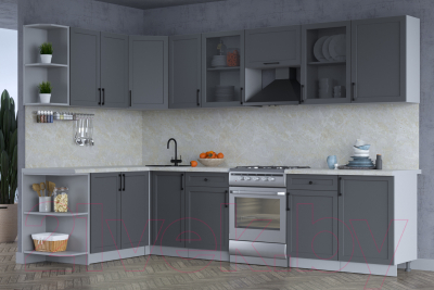 Готовая кухня Интерлиния Тренд 1.7x3.1 левая