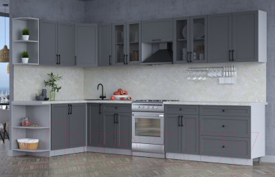 Готовая кухня Интерлиния Тренд 1.7x3.5 левая