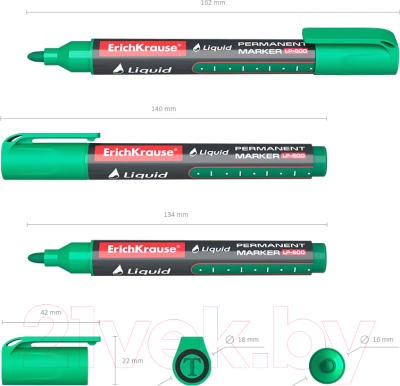 Набор маркеров Erich Krause Liquid LP-600 / 58361