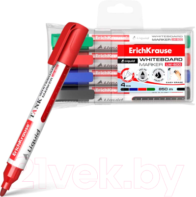 Набор маркеров Erich Krause Liquid LW-600 / 58362