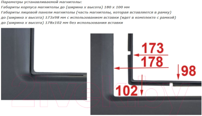 Переходная рамка Incar RSU-N05