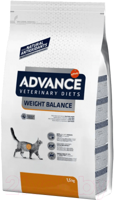 Сухой корм для кошек Advance VetDiet Weight Balance - фото