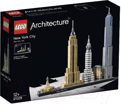 Конструктор Lego Architecture Нью-Йорк / 21028 - фото