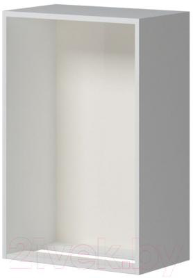 Шкаф навесной для кухни Genesis Мебель Алиса Каспий 500 сушка (белый/каспий темный)