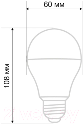 Лампа Rexant Груша 604-001