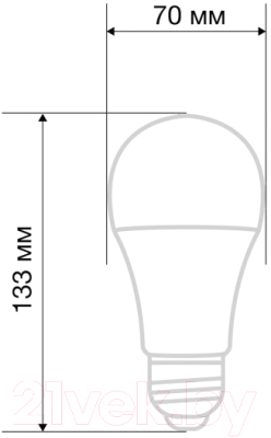 Лампа Rexant Груша 604-013