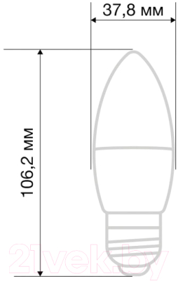 Лампа Rexant Свеча 604-029