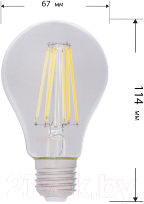 Лампа Rexant Груша 604-082