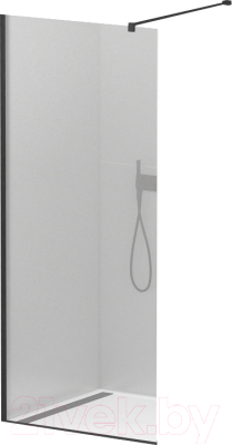 Душевая стенка Cezares LIBERTA-L-1-140-120-C-NERO - фото