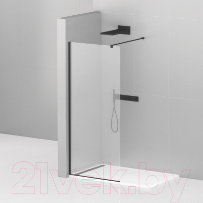 Душевая стенка Cezares LIBERTA-L-1-80-120-C-NERO