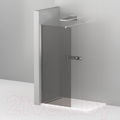 Душевая стенка Cezares LIBERTA-L-1-90-120-GR-Cr